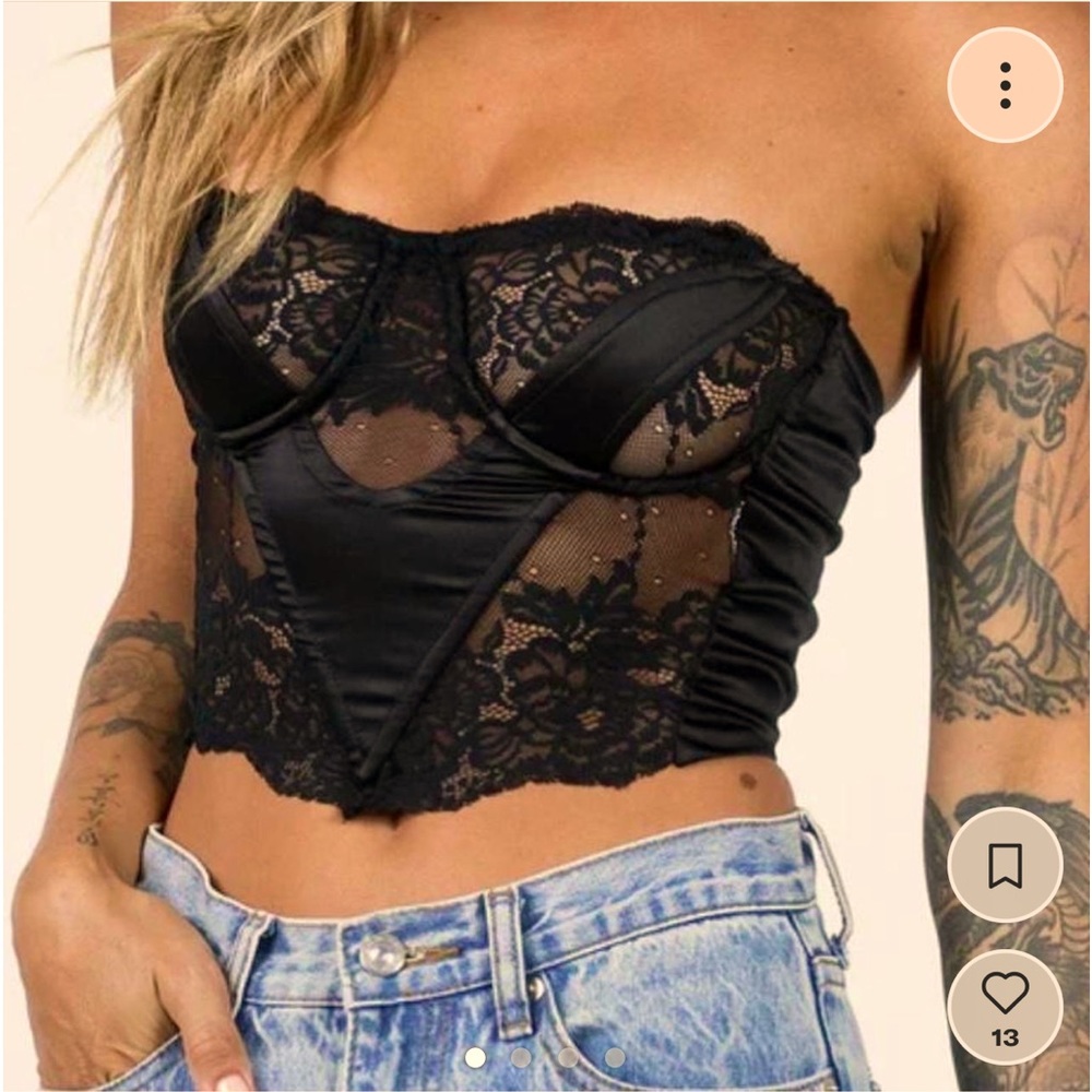 Princess Polly lace corset top - Picture 4 of 10